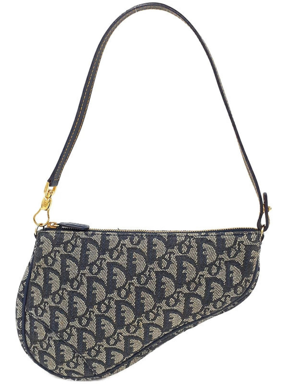 Christian Dior Trotter Saddle Pouch Clutch Handbag